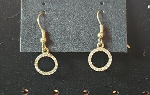 Elegant Gold Circle Earrings